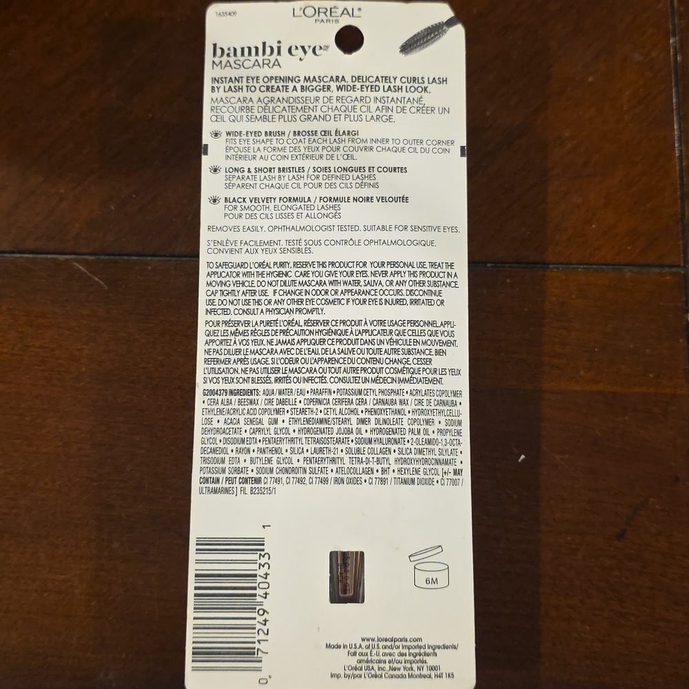 (J52) NWT L’Oréal Bambi Eye Mascara 401 Black - Picture 6 of 6
